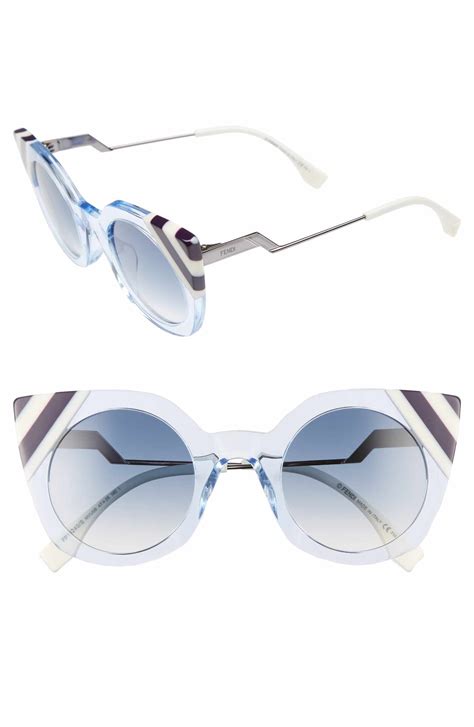 fendi cat's eye 47mm optical glasses|Women's Designer Sunglasses .